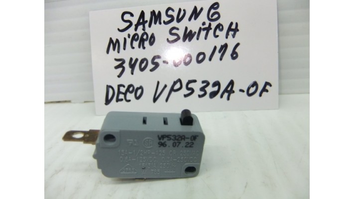 Samsung 3405-000176 micro switch